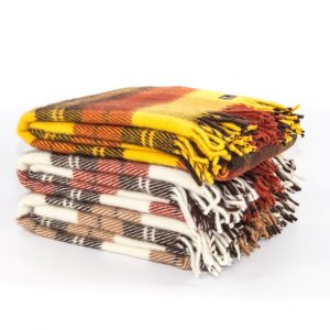 Károvaná deka “višne v čokoláde”
